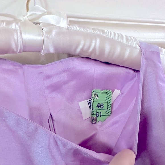 Stunning; 2pcFormal Dress “Top+Maxi Skirt” Shiny Fancy Lilac  Special Occasions - Picture 13 of 16